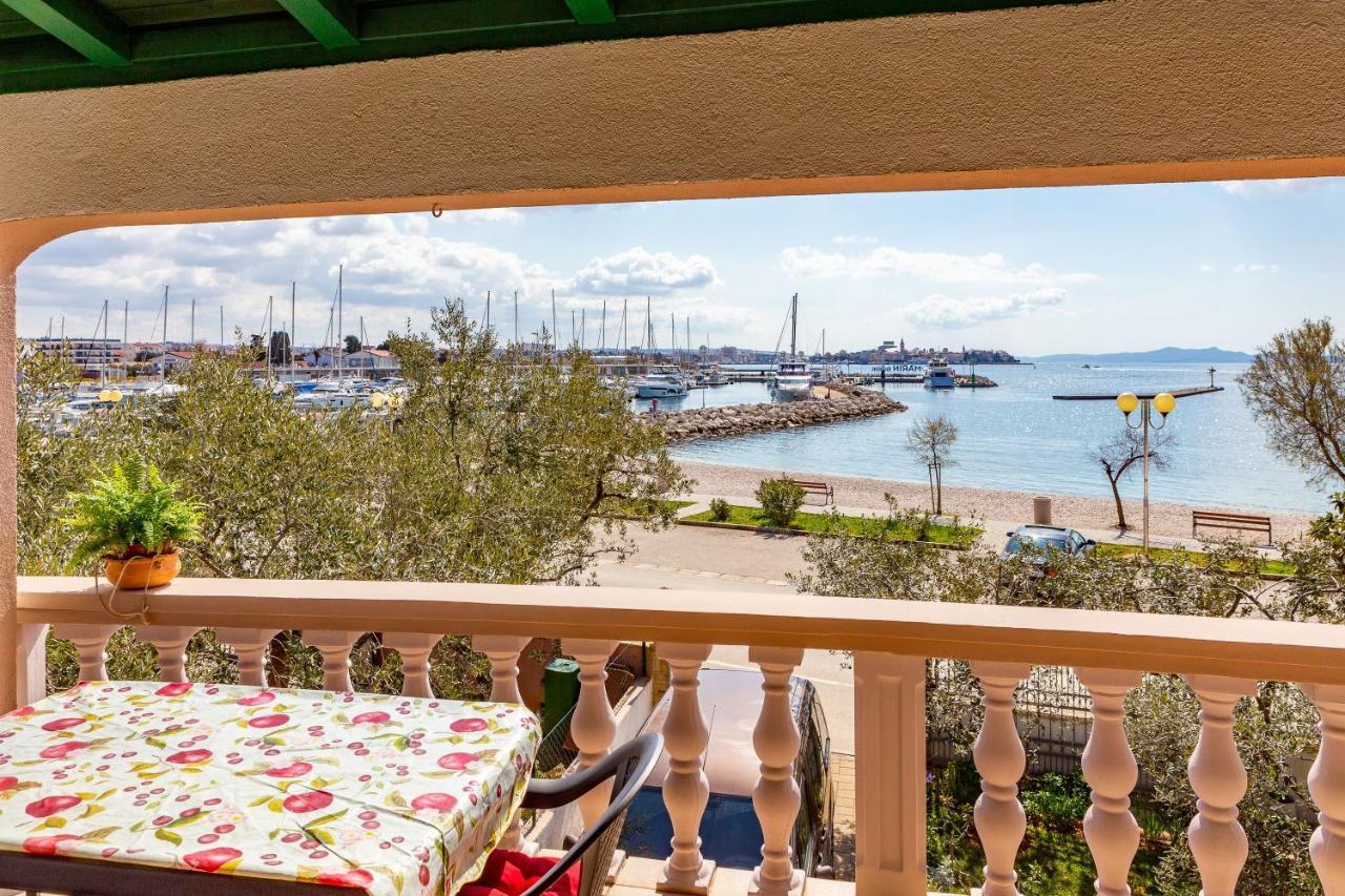 Mare-More Studio W Balcony And Beach Front And View Zadar Eksteriør billede